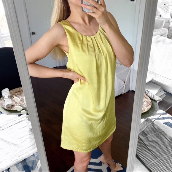 🎾 HM LIME GREEN SILKY SUMMER DRESS! - Picture 2 of 11